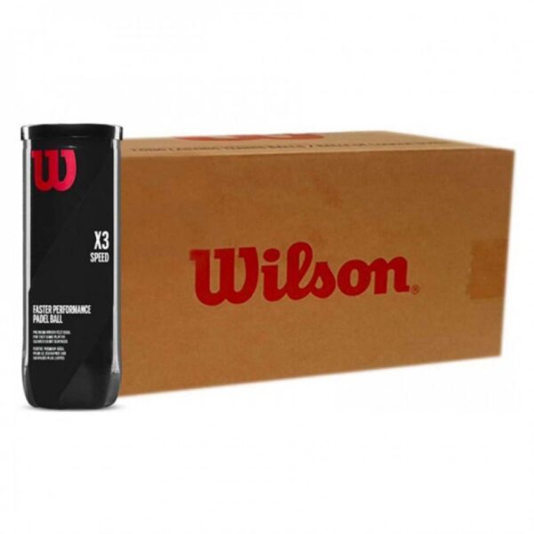 0Bolas Wilson Cajon 72 Pelotas - 24 Botes de 3 uds - Wilson Padel X3 Speed - Imagen 25